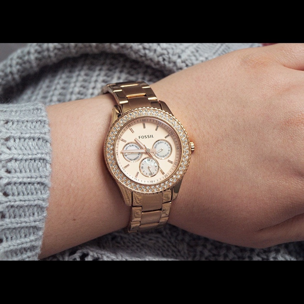 FOSSIL two-tone watch - Picture 4 of 4